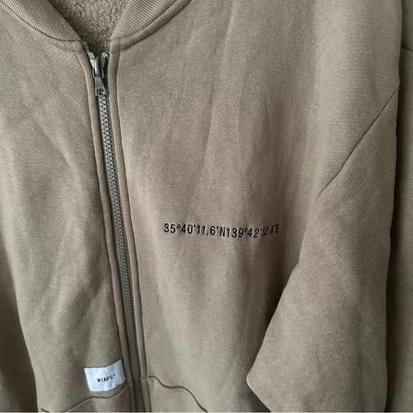 WTAPS Men's Gps Zip Through Bomber Jacket in Coyote Brown X03 -  Large - Picture 6 of 14